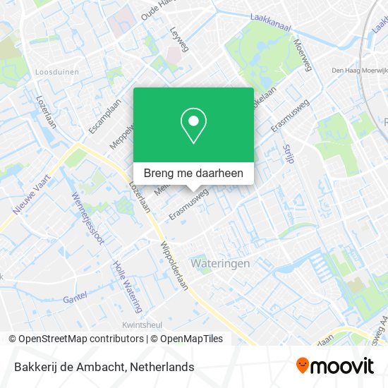 Bakkerij de Ambacht kaart