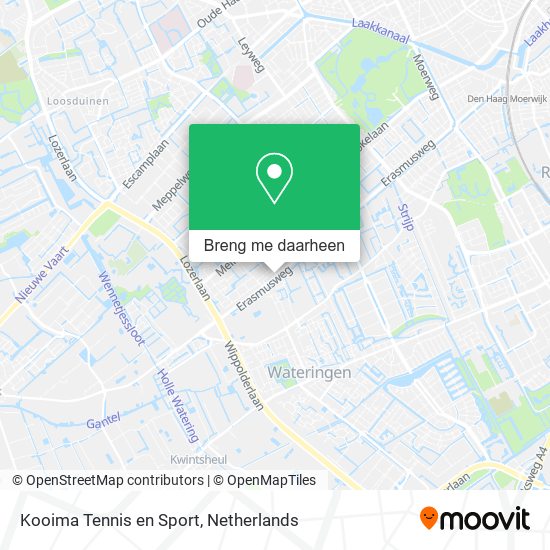 Kooima Tennis en Sport kaart