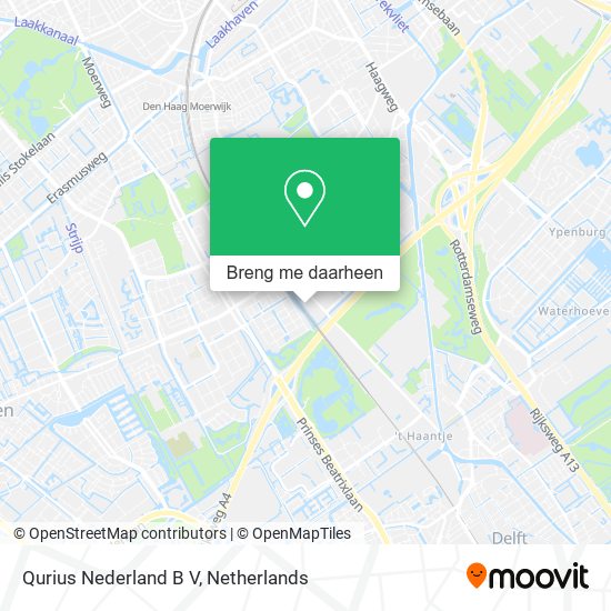 Qurius Nederland B V kaart