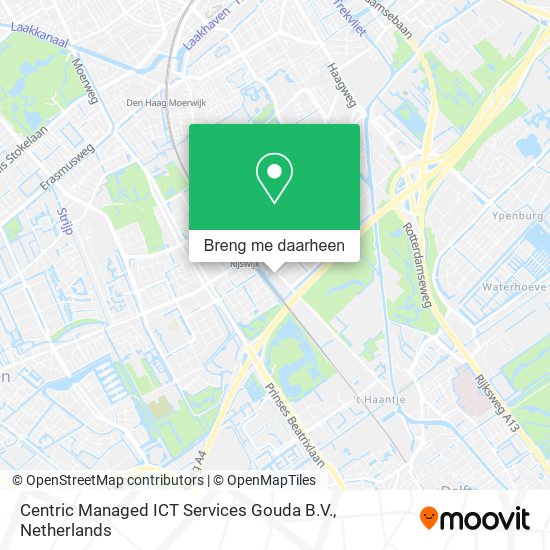 Centric Managed ICT Services Gouda B.V. kaart