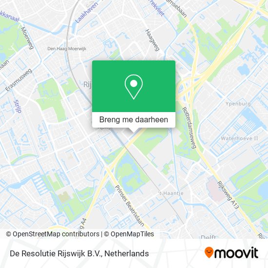 De Resolutie Rijswijk B.V. kaart