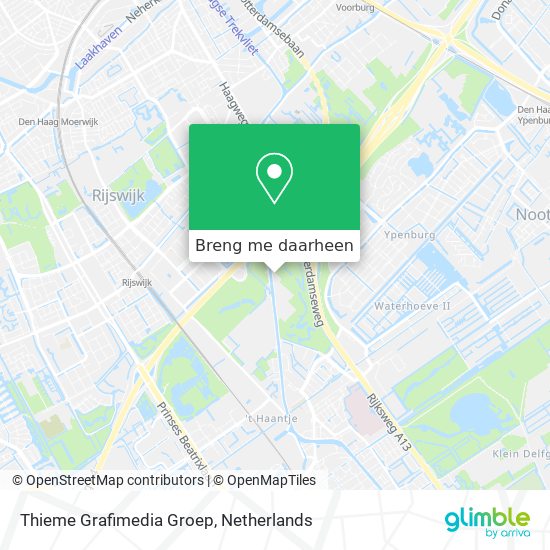 Thieme Grafimedia Groep kaart