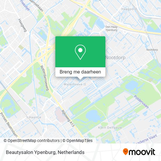 Beautysalon Ypenburg kaart