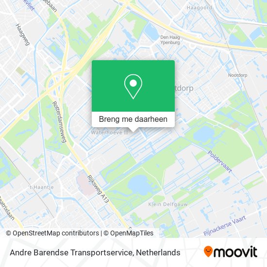 Andre Barendse Transportservice kaart