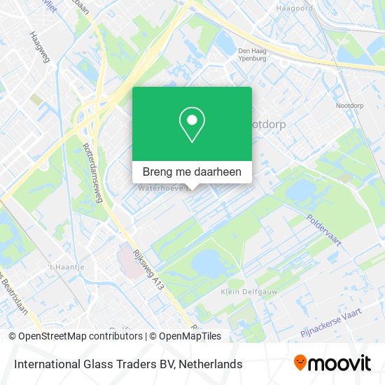 International Glass Traders BV kaart