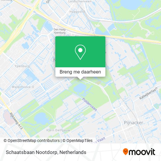 Schaatsbaan Nootdorp kaart