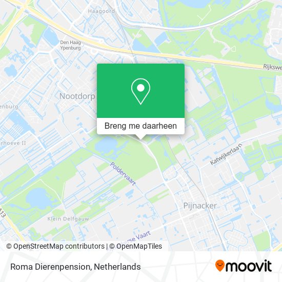 Roma Dierenpension kaart