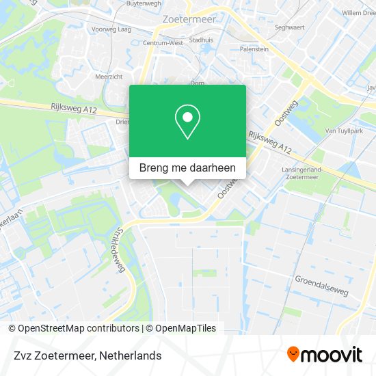 Zvz Zoetermeer kaart