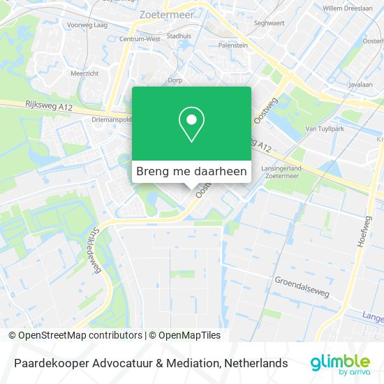 Paardekooper Advocatuur & Mediation kaart