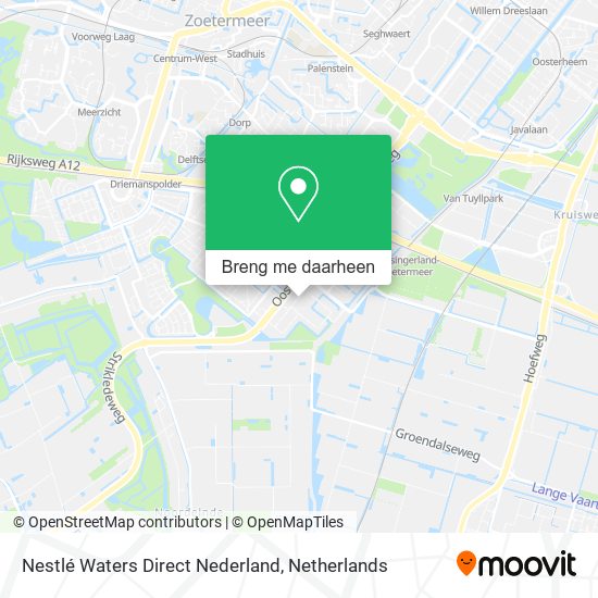 Nestlé Waters Direct Nederland kaart