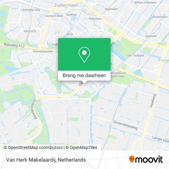Van Herk Makelaardij kaart