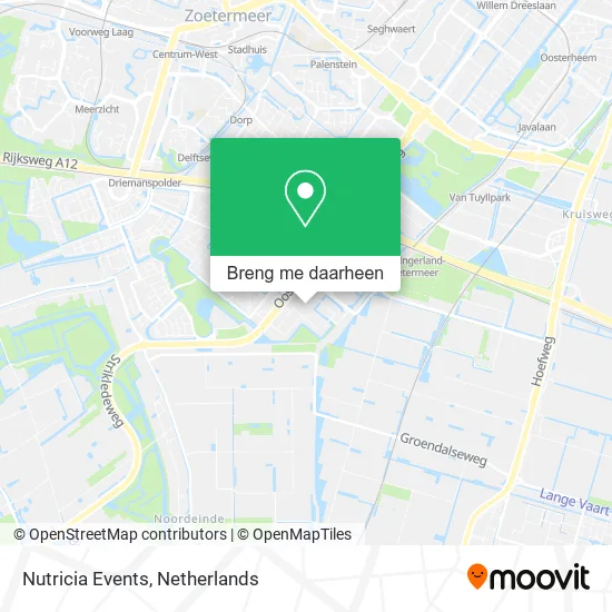 Nutricia Events kaart