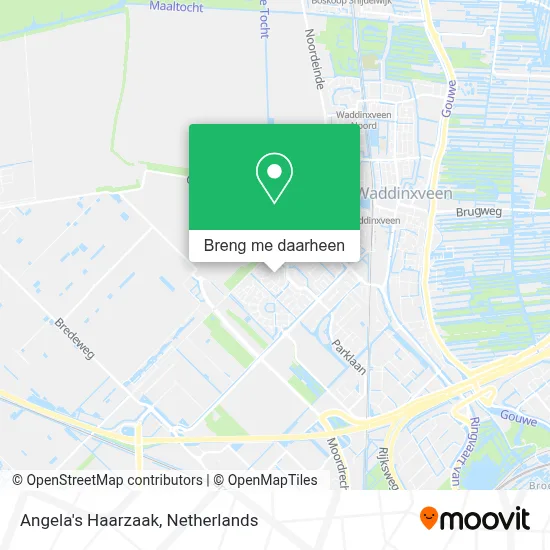 Angela's Haarzaak kaart