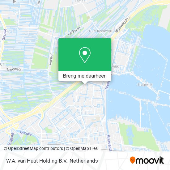 W.A. van Huut Holding B.V. kaart