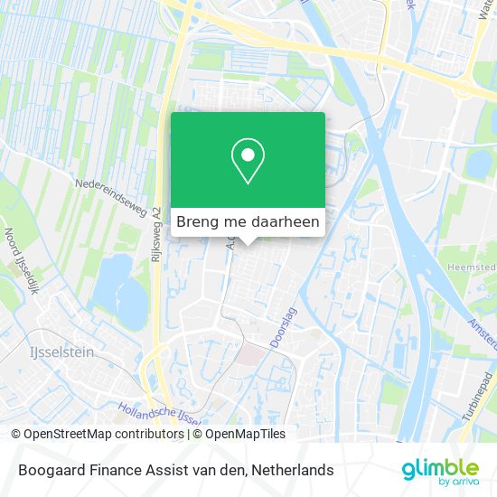 Boogaard Finance Assist van den kaart