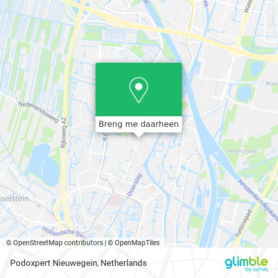 Podoxpert Nieuwegein kaart