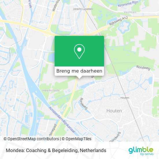 Mondea: Coaching & Begeleiding kaart