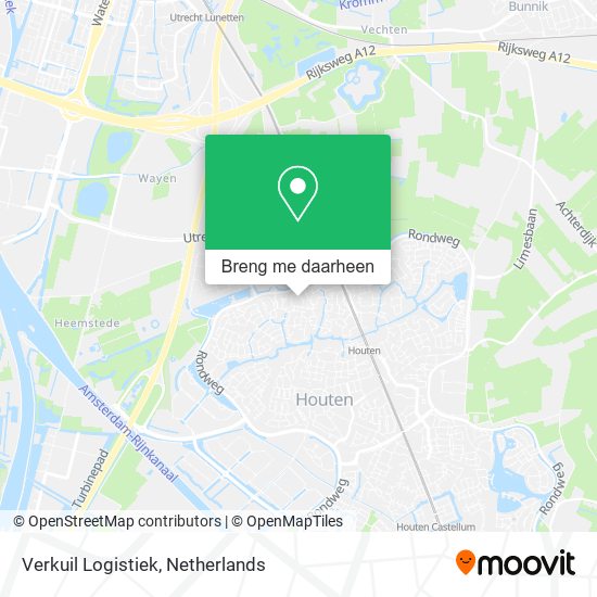 Verkuil Logistiek kaart