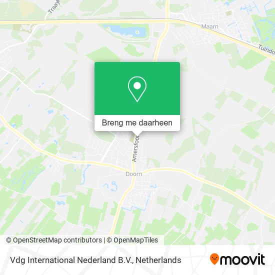 Vdg International Nederland B.V. kaart