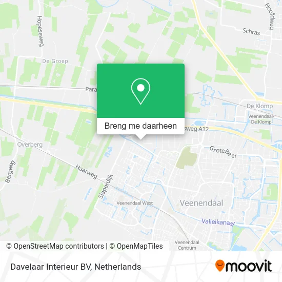 Davelaar Interieur BV kaart