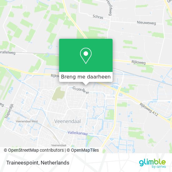 Traineespoint kaart