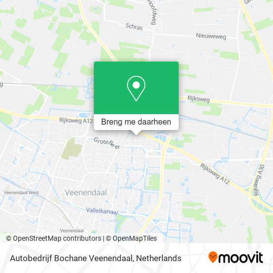 Autobedrijf Bochane Veenendaal kaart