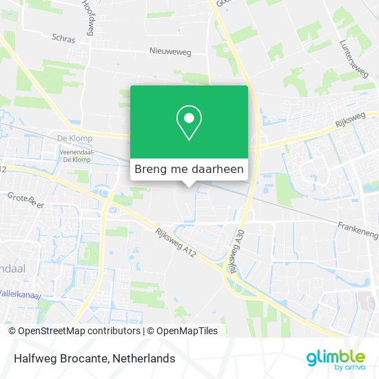 Halfweg Brocante kaart