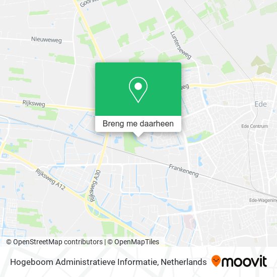 Hogeboom Administratieve Informatie kaart