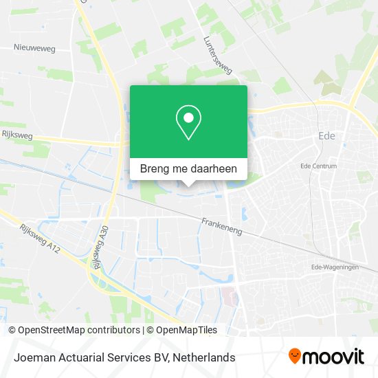 Joeman Actuarial Services BV kaart