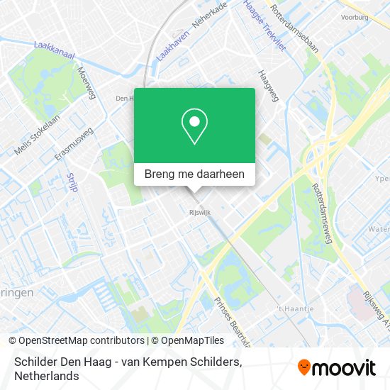 Schilder Den Haag - van Kempen Schilders kaart