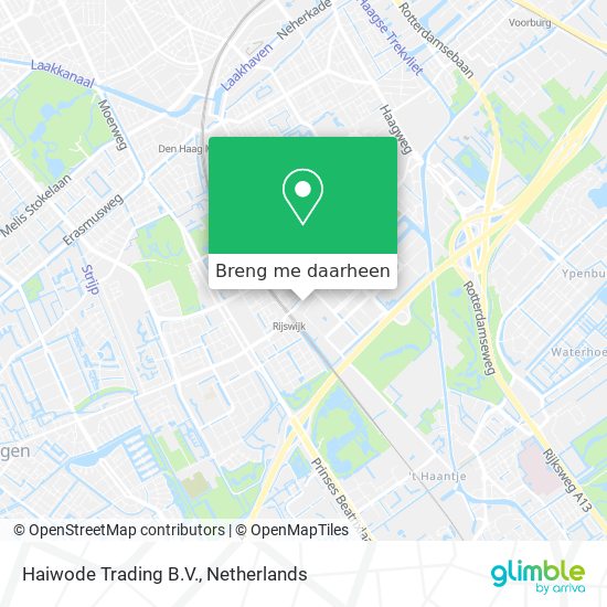 Haiwode Trading B.V. kaart