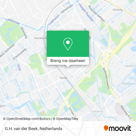 G.H. van der Beek kaart