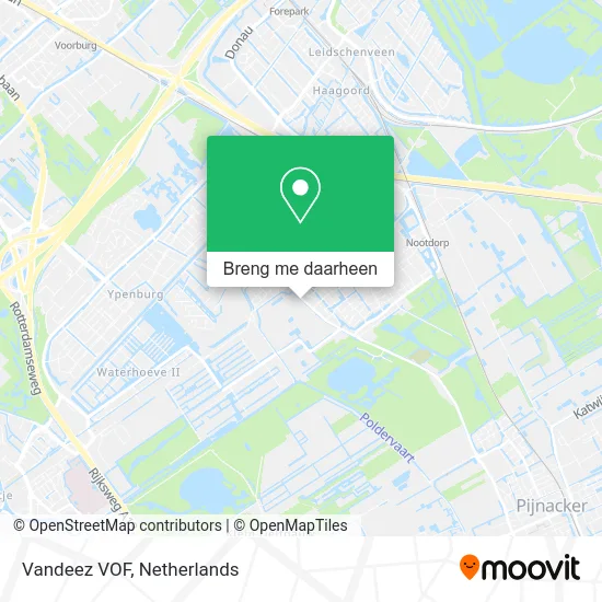 Vandeez VOF kaart