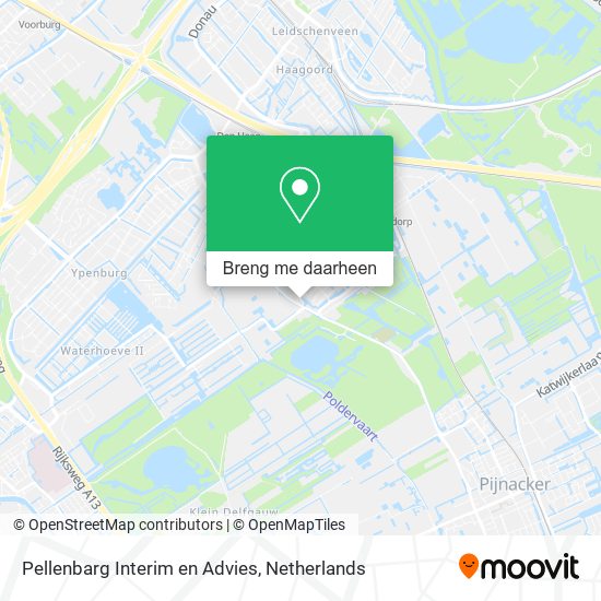 Pellenbarg Interim en Advies kaart