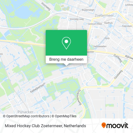 Mixed Hockey Club Zoetermeer kaart