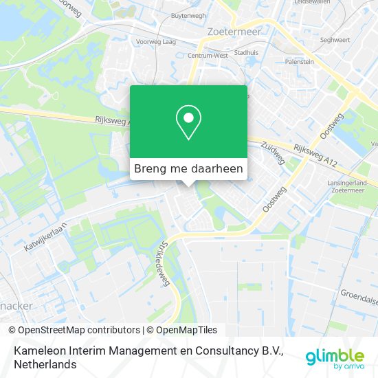 Kameleon Interim Management en Consultancy B.V. kaart