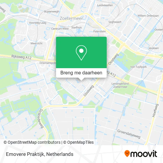 Emovere Praktijk kaart