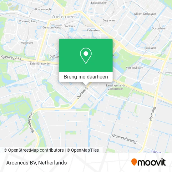 Arcencus BV kaart