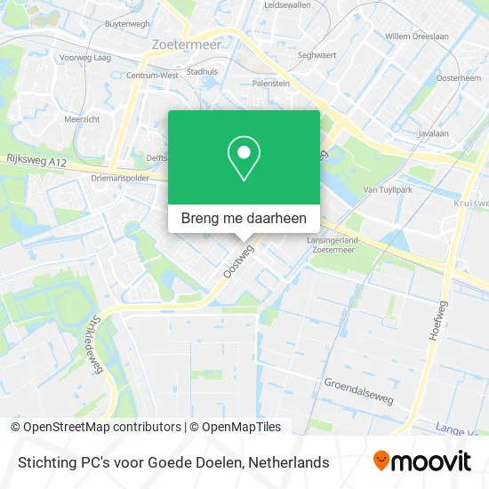 Stichting PC's voor Goede Doelen kaart