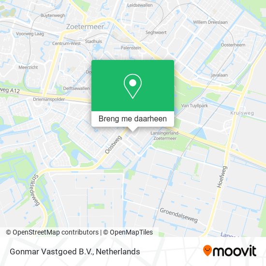 Gonmar Vastgoed B.V. kaart