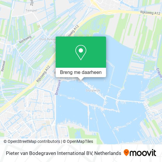 Pieter van Bodegraven International BV kaart