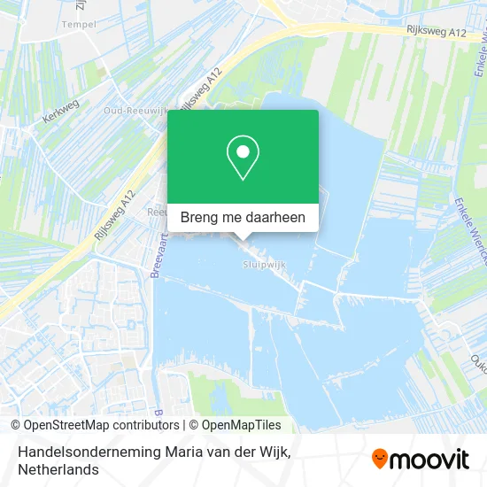 Handelsonderneming Maria van der Wijk kaart