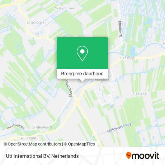 Uti International BV kaart