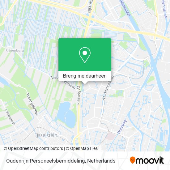 Oudenrijn Personeelsbemiddeling kaart