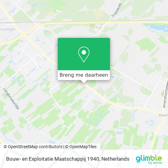 Bouw- en Exploitatie Maatschappij 1940 kaart