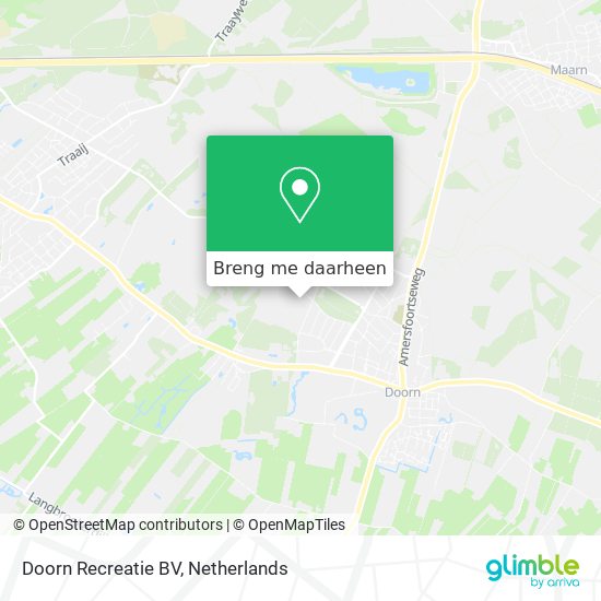 Doorn Recreatie BV kaart