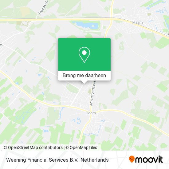 Weening Financial Services B.V. kaart