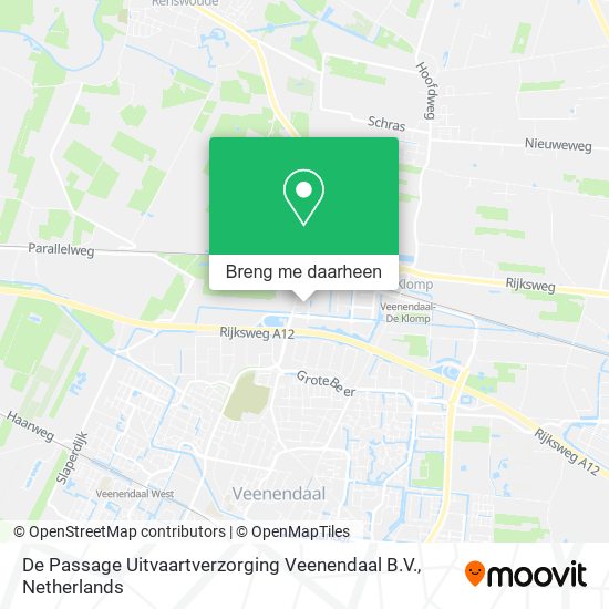 De Passage Uitvaartverzorging Veenendaal B.V. kaart
