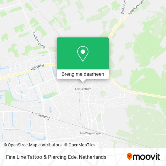 Fine Line Tattoo & Piercing Ede kaart