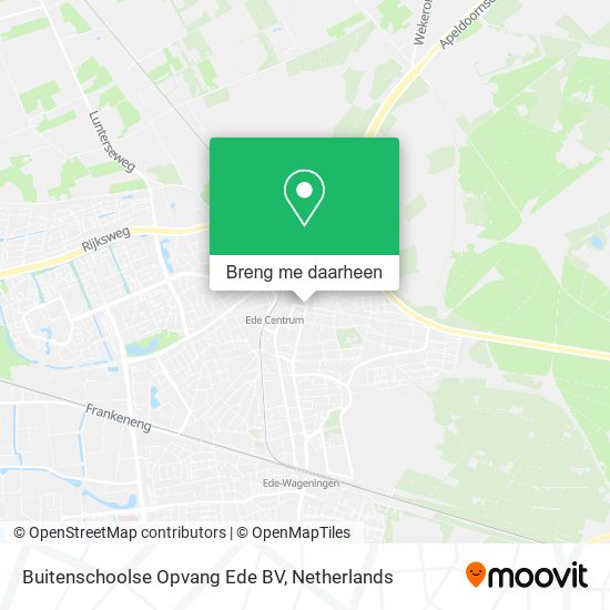 Buitenschoolse Opvang Ede BV kaart